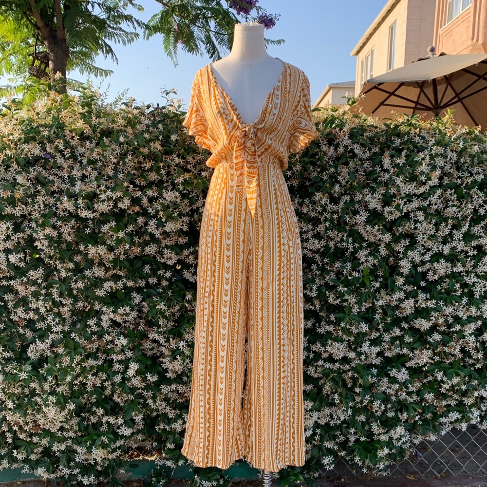 Sarah Aztec print jumpsuit